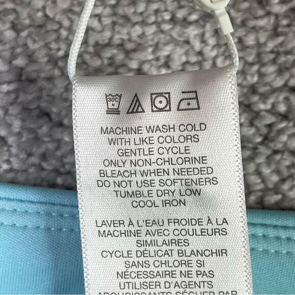 Greg Norman Crossover Flounce Pull On Skort Women’s Large Blue Golf Tennis - Picture 7 of 14